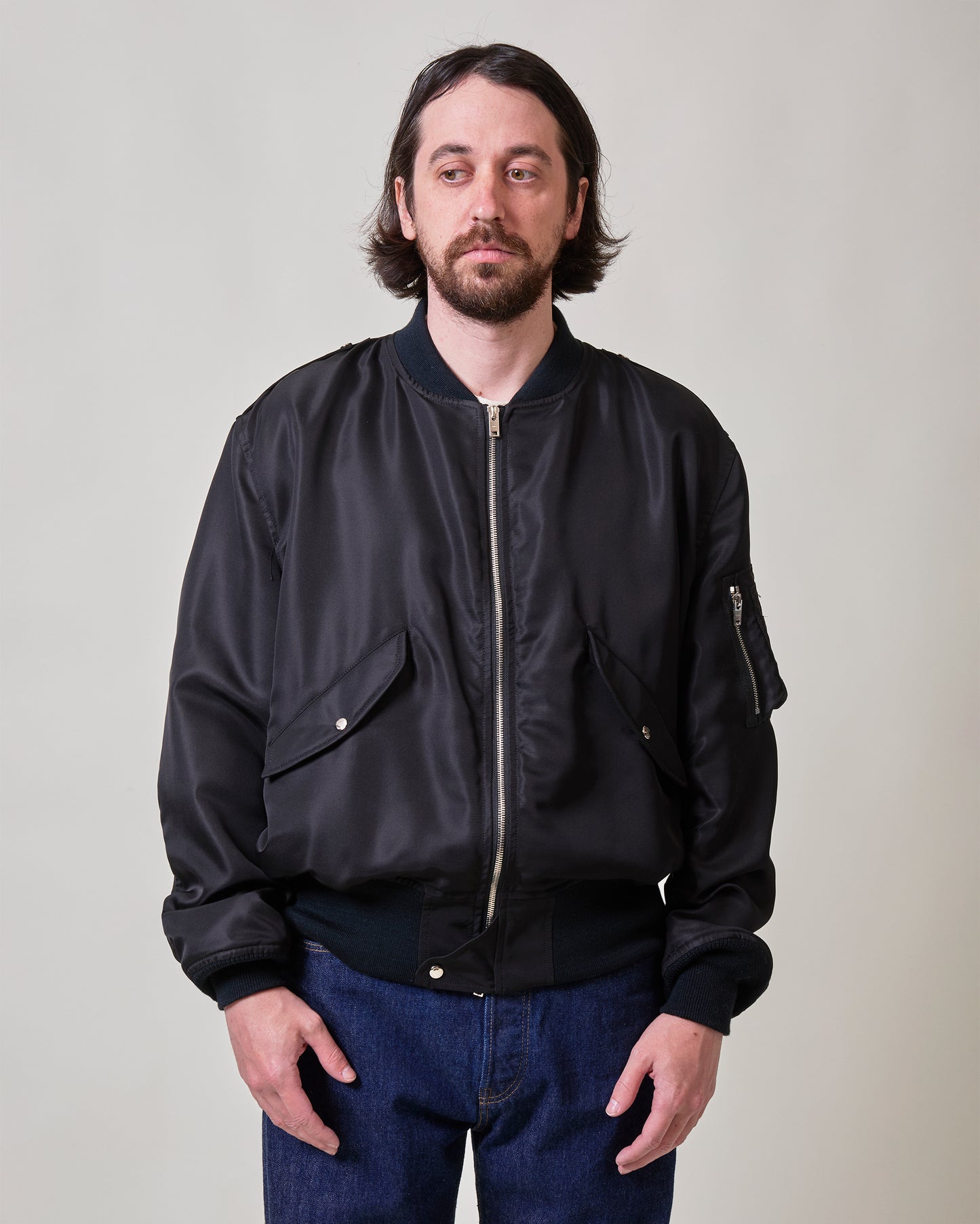 Silk Twill L-2B jacket