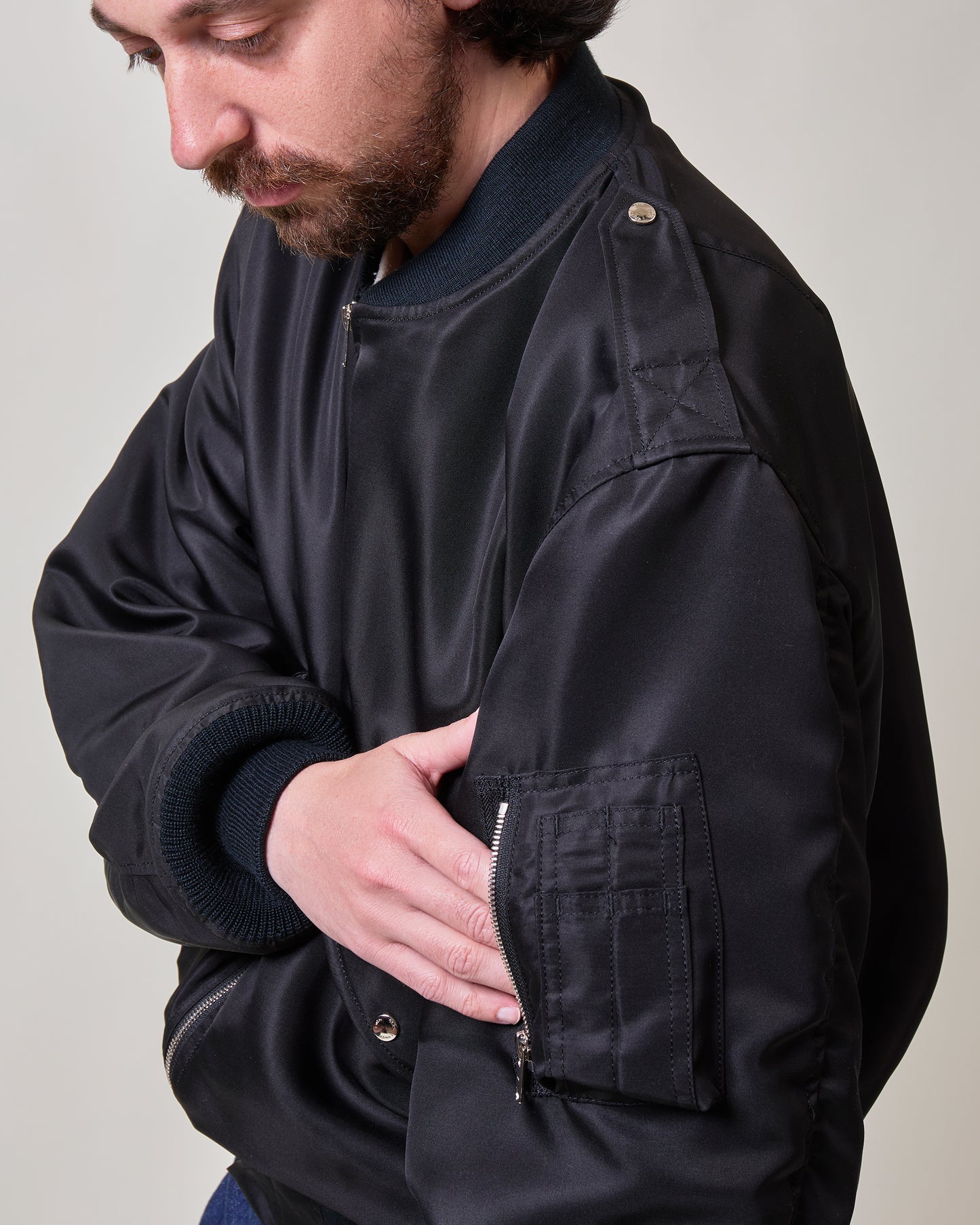 Silk Twill L-2B jacket