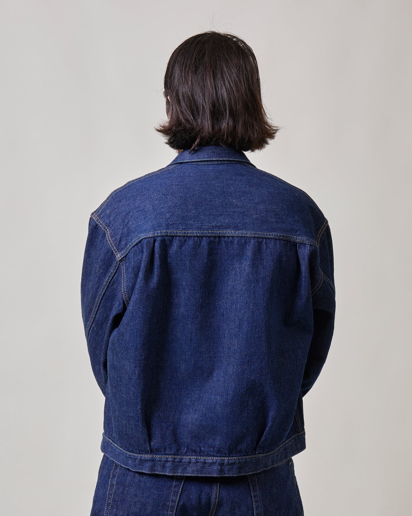 Cotton*Silk Selvage denim jacket