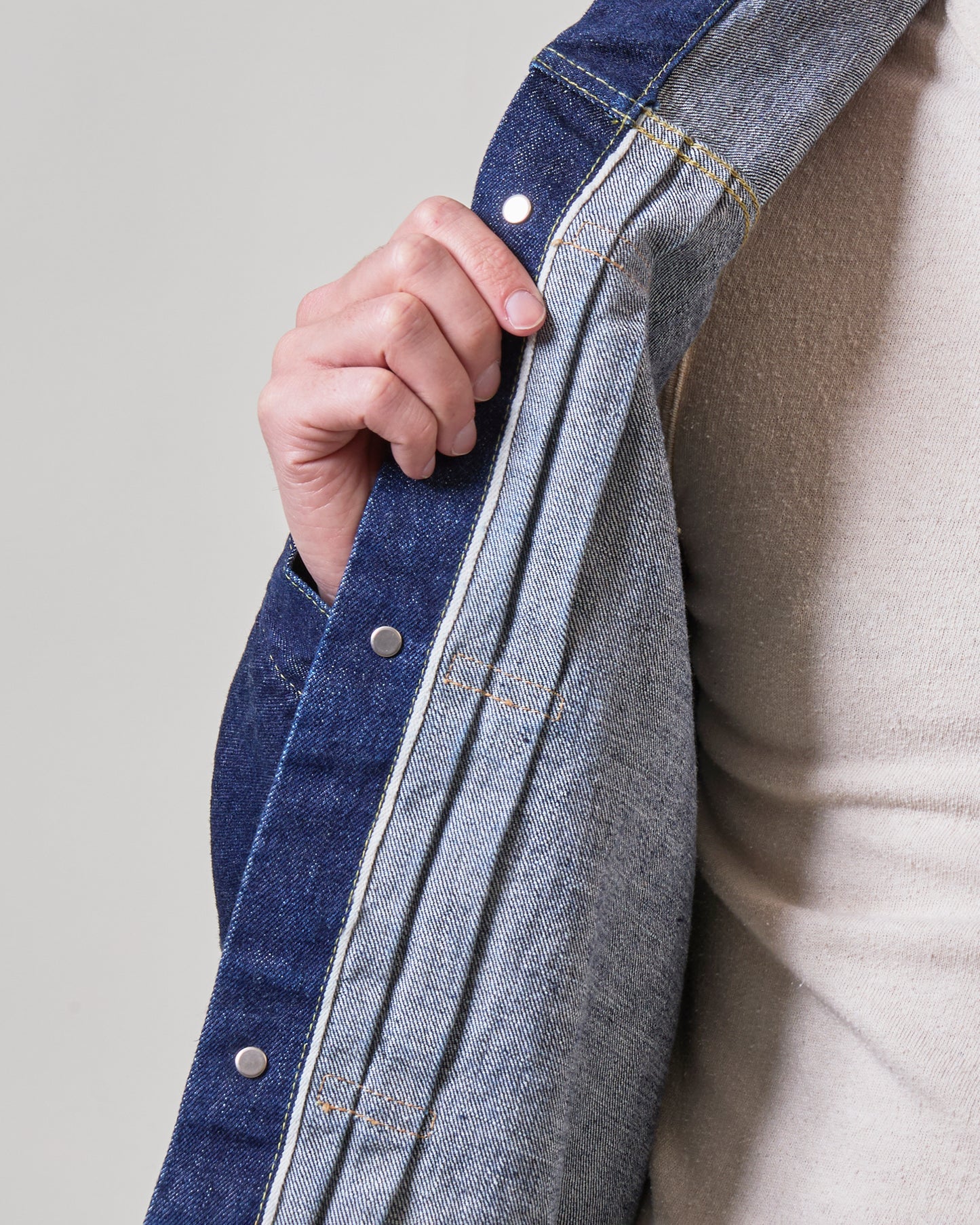 Cotton*Silk Selvage denim jacket