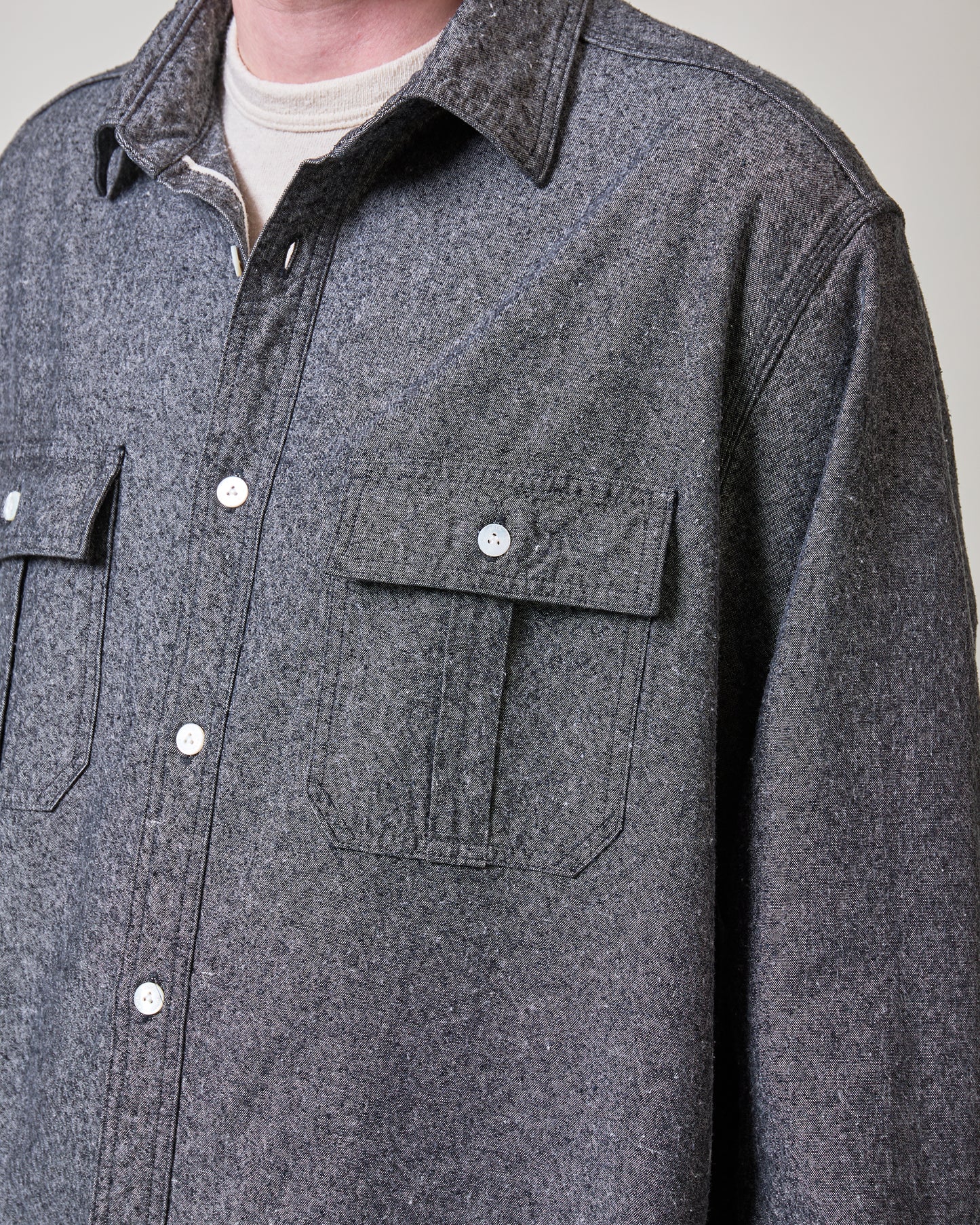 Silk Chambray shirt