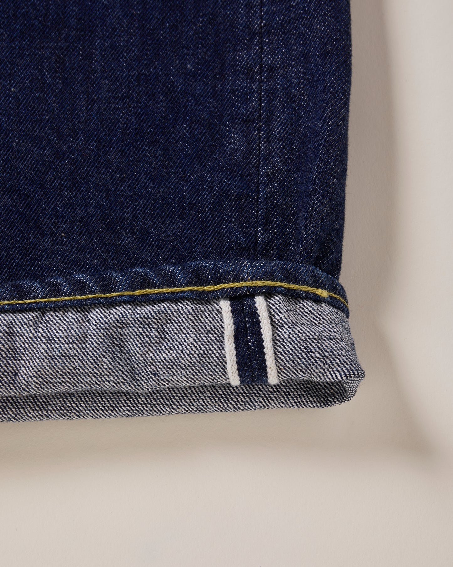 Cotton*Silk Selvage denim pants